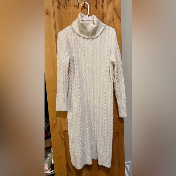 a new day Dresses & Skirts - A New Day White Knit Sweater Dress Size Small